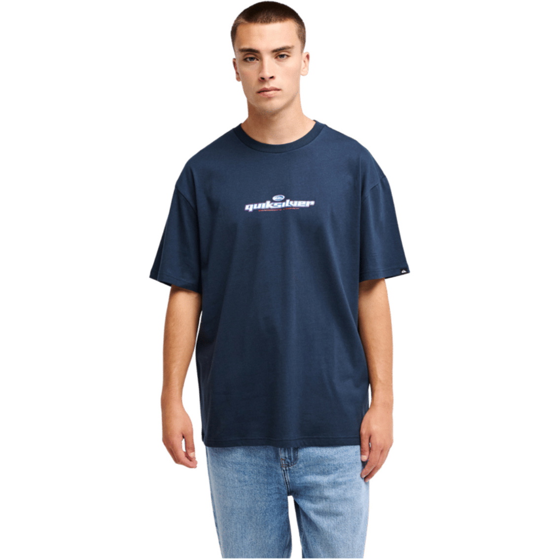 2026 Quiksilver Mens Slacker T-Shirt EQYZT08444 - Dark Navy